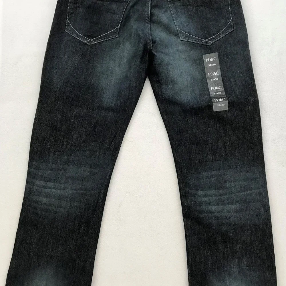 NWT PD&C, Men Jeans, W32xL30, Ezra, Fit Slim Straight, Authentic Apparel NY - Picture 3 of 8